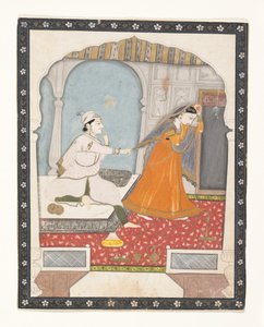 Den frygtsomme brud, ca. 1800. af Unbekannt