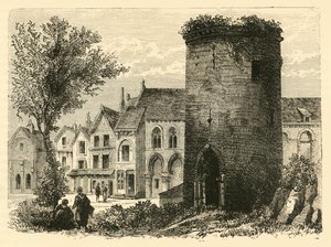 Tårnet af Louis Doutremer i Laon ødelagt i 1831, 1890. af Unbekannt