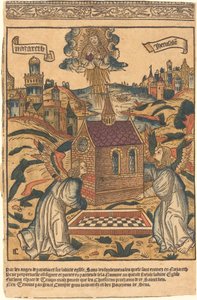 Transporten af det hellige hus Loreto, 1494. af Unbekannt