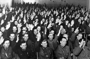 Retssagen mod de Enogtyve, Moskva, USSR, 1938. af Unbekannt