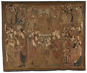 The Triumph of Christ Mazarin-tapetet, ca. 1500. af Unbekannt