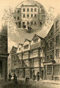 Trompeten, bagefter hertugen af York, Shire Lane, 1778. Elias Ashmoles House, 1897. af Unbekannt