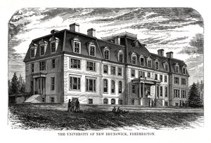University of New Brunswick, Fredericton, Canada, 1800-tallet af Unbekannt