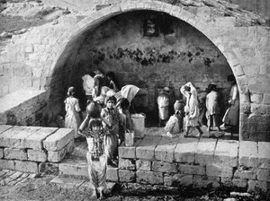 Jomfrubrønden i Nazareth, 1926 af Unbekannt