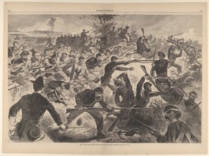 The War for the Union, 1862 - A Bajonet Charge Harpers Weekly, Vol. VII, 12. juli 1862. af Unbekannt