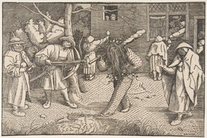 The Wild Man or the Masquerade of Orson and Valentine, 1566. af Unbekannt