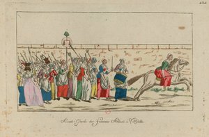Kvindemarchen på Versailles, 5. oktober 1789, 1789. af Unbekannt