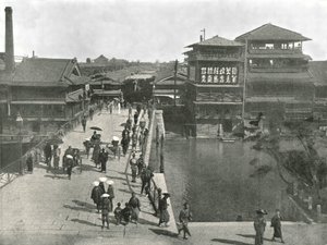 Teyebis Bridge, Kosaka, Japan, 1895. af Unbekannt