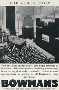 Zebrarummet - Bowmans, 1933 af Unbekannt