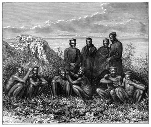 Zulu, Sydafrika, c1890 af Unbekannt