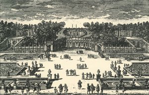 Amfiteatret i Villa Pamphili, 1670, 1903. af Unbekannt