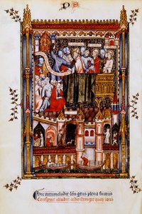 Anholdelsen af St Denis, 1317 af Unbekannt
