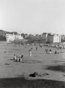Stranden, Dinard, Bretagne, 20. århundrede af Unbekannt
