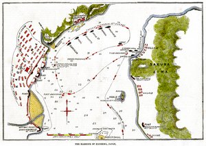 Den kongelige flådes bombardement af havnen i Kagoshima, Japan, 1863 af Unbekannt