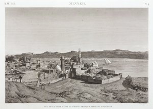 Byen Al Minya og Nilen, Egypten af Unbekannt