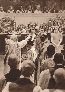 Kroningen af dronning Elizabeth, kone til kong George VI, 1937 af Unbekannt