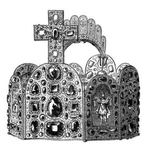 Karl den Stores diadem, c8. århundrede, 1870 af Unbekannt