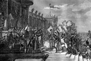 Fordelingen af Eagle Standards, Paris, 5. december 1804 1882-1884. af Unbekannt