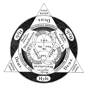 Den guddommelige harmoni mellem mikrokosmos og makrososmos, c1617 af Unbekannt