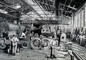 Byggeforretningen for Baldwin Locomotive Works. af Unbekannt
