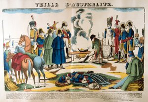 Aftenen til Austerlitz, 1. december 1805, 1800-tallet af Unbekannt