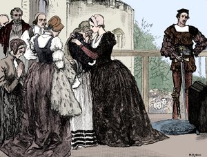 Henrettelsen af Anne Boleyn, 1536 af Unbekannt