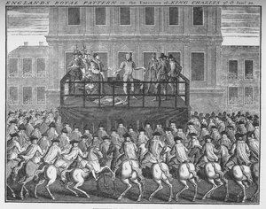 Henrettelsen af kong Charles I, 30. januar 1649, c1735 1903 af Unbekannt
