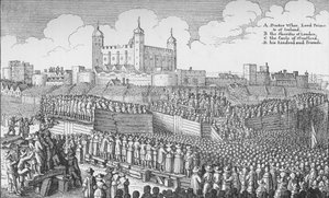Henrettelsen af jarlen af Strafford på Tower Hill, London, 12. maj 1641 1903 af Unbekannt