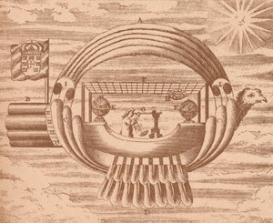 Det flyvende skib, c1709 1919 af Unbekannt