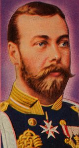 Den fremtidige kong George V ved hans bryllup, 1893 1935 af Unbekannt