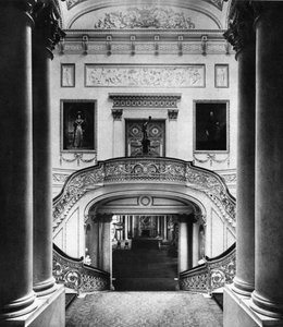 Den store trappe i Buckingham Palace, London, 1935 af Unbekannt