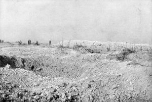Landskabet i Mort-Homme, Verdun, Frankrig, Første Verdenskrig, 1917 af Unbekannt