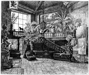 Det større studie af Hans Makart, Wien, Østrig, c1880-1882 af Unbekannt