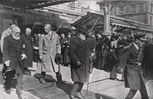 Det sidste øjebliksbillede af kong Edward, 1910. af Unbekannt