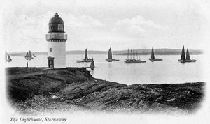 Fyrtårnet ved Stornoway, Isle of Lewis, Skotland, 1902 af Unbekannt