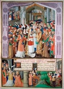 Ægteskabet mellem Blanche og Fernando, 1269, 1400-tallet af Unbekannt