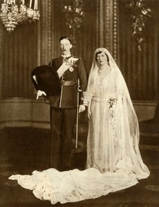 Ægteskabet mellem Prinsesse Mary og Viscount Lascelles, 28. februar 1922, 1935. af Unbekannt