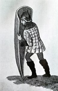Det militære pourpoint, 1400-tallet, 1910 af Unbekannt