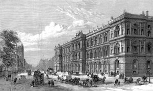 De nye hjem- og kolonikontorer, Parliament Street, Westminster, London, 1875 af Unbekannt