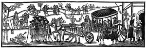 Pesten: flugt til landet, 1630, 1910 af Unbekannt