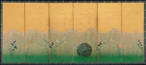 Musashi-sletten, ca 1760 af Unbekannt