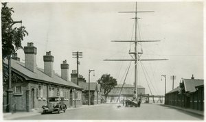 Quarterdeck, Royal Navy uddannelsesinstitution, Shotley, Suffolk, 1936 af Unbekannt