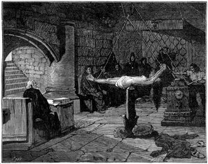 Spørgsmålet extraordinaire, ekstrem form for tortur, 1882-1884 af Unbekannt