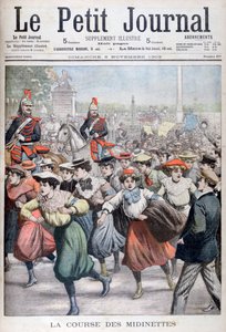 Midinettens løb, 1903 af Unbekannt