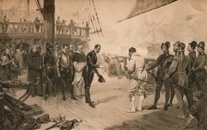 Don Antons overgivelse til Sir Francis Drake, 1. marts 1579 1905 af Unbekannt