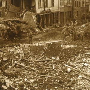 Indtagelsen af Ham, Nordfrankrig, 1917 af Unbekannt