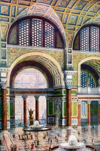 Tepidarium i Caracalla-badene, Rom, Italien, 1933-1934 af Unbekannt