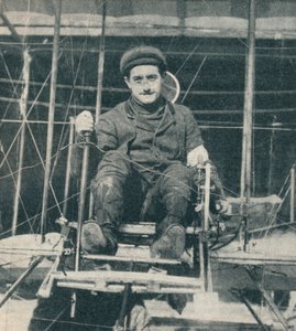 Vinderen af £10.000-præmien for flyrejsen fra London til Manchester, 1910 c1937 af Unbekannt