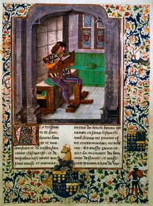 Skrivningen af Jacques Lalains biografi, 1400-tallet af Unbekannt