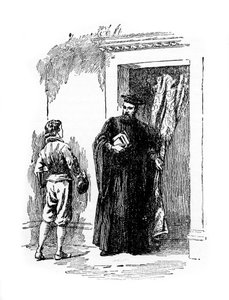 Den unge Galileo og Ostilio Ricci, det 20. århundrede af Unbekannt